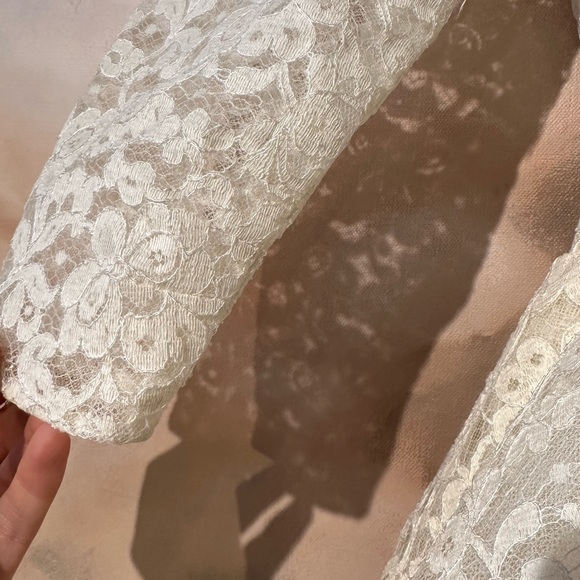 William Cahill BEVERLY HILLS 1950s Lace Wedding Dress - Picture 9 of 13